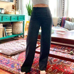 Anthroplogie High Waisted Snap-Up Trousers